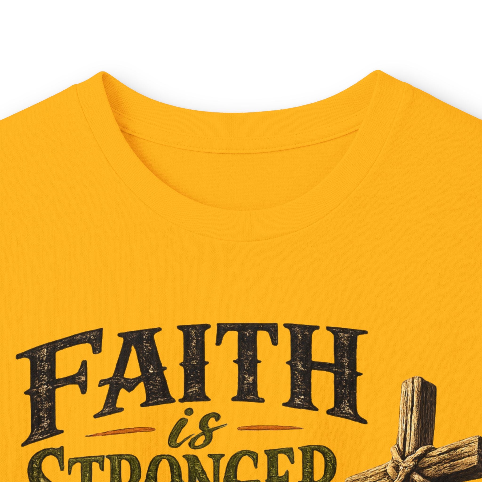Faith Is Stronger Than Fear Long Sleeve Tee