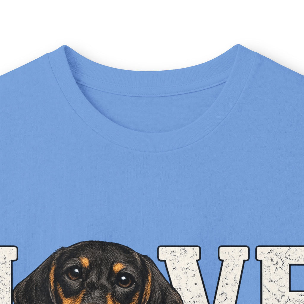 Love Dachshund Long Sleeve Tee - Cute Dog Lover Shirt