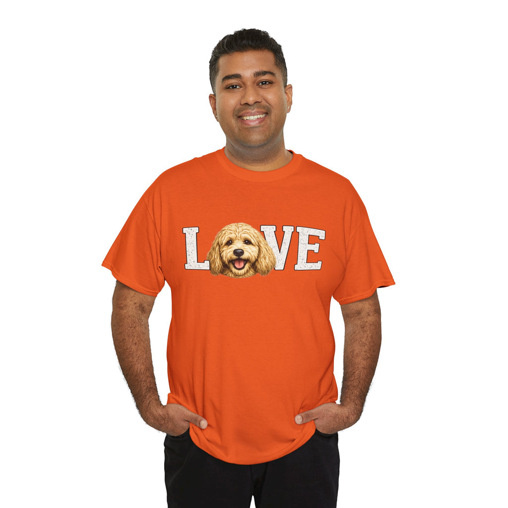 Love Goldendoodle T-Shirt — Golden Doodle Face Graphic Tee