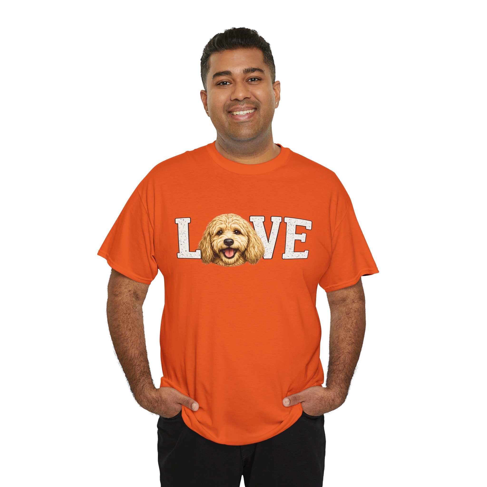 Love Goldendoodle T-Shirt — Golden Doodle Face Graphic Tee