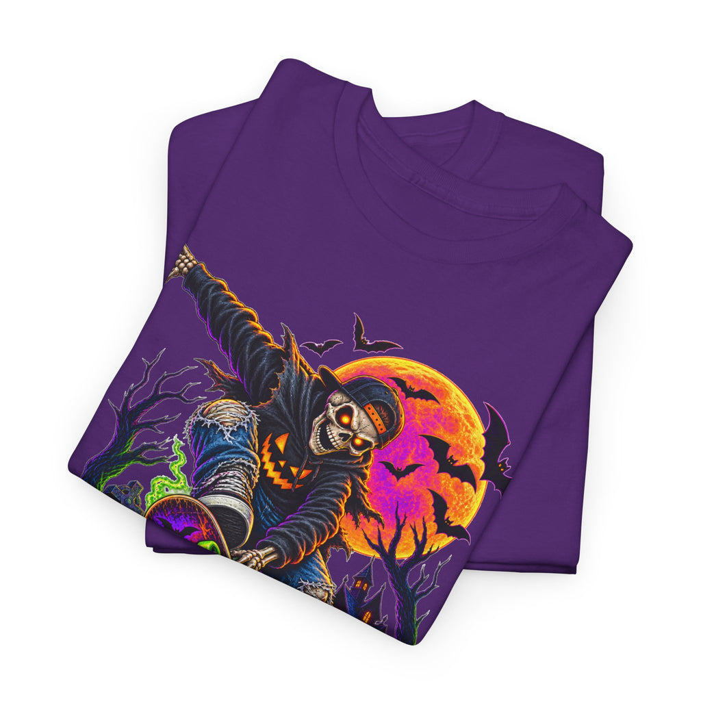 Halloween Scarecrow T-Shirt — Spooky Pumpkin Patch Graphic Tee