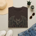 Gothic Skeletal Bat Graphic T-Shirt