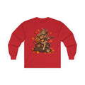Boho Cat Guitar T- Shirt - Hippie Cat Fall Shirt, Peace Love Music tee