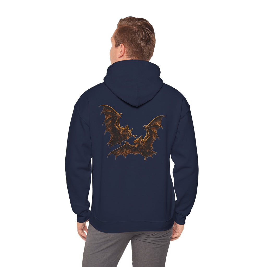 Bat Wings Hoodie — Gothic Halloween Graphic Sweatshirt