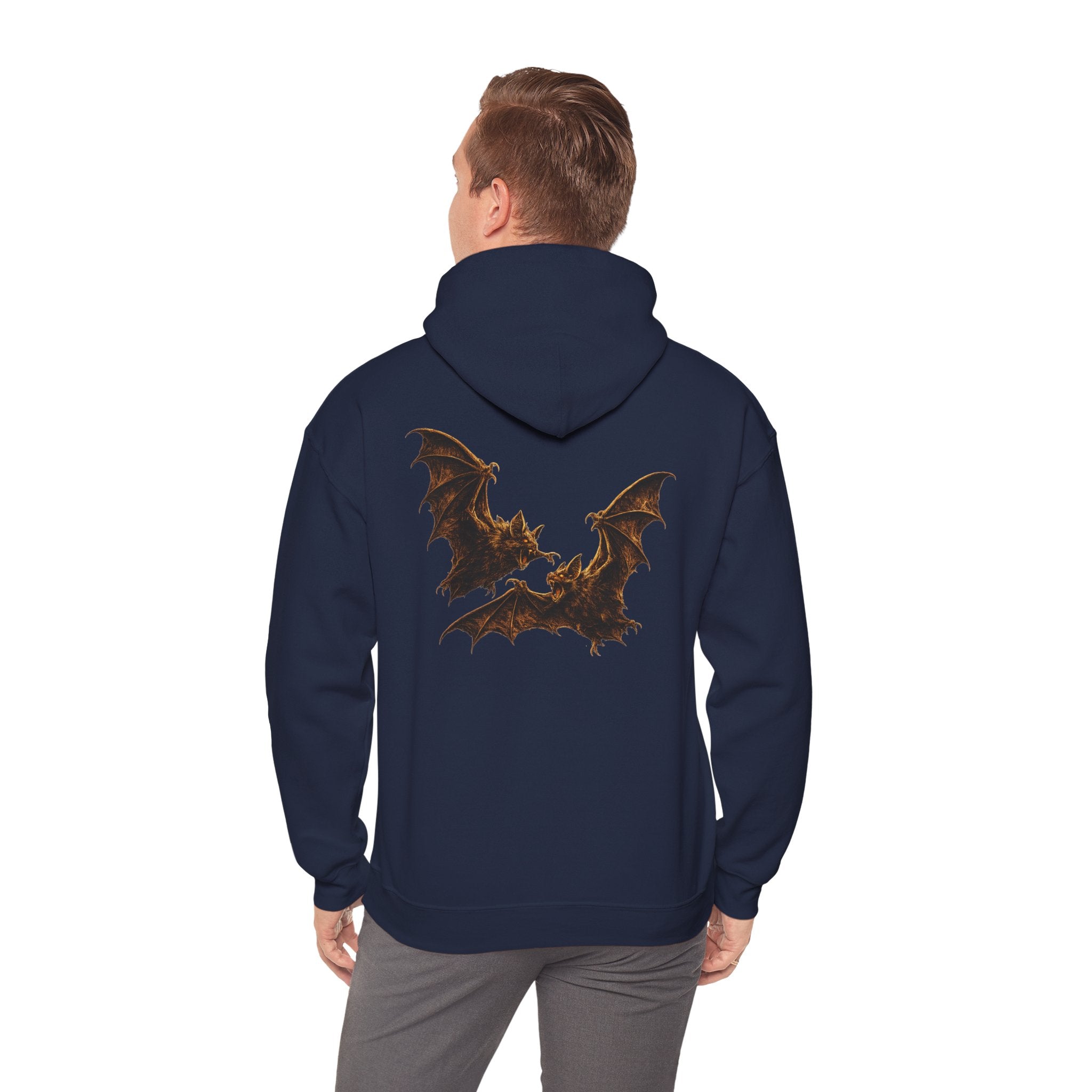 Bat Wings Hoodie — Gothic Halloween Graphic Sweatshirt