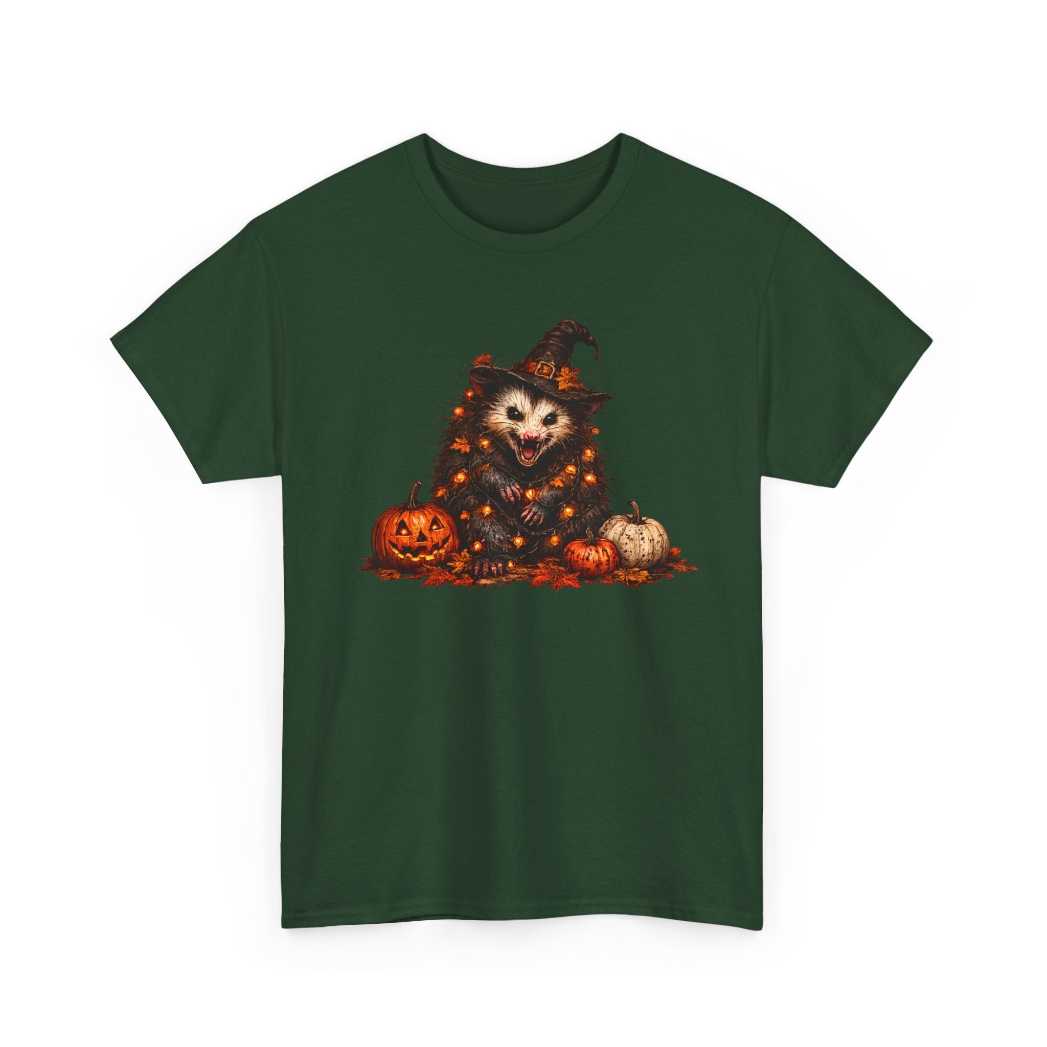 Halloween Possum T-Shirt — Cute Spooky Possum with Pumpkins Tee