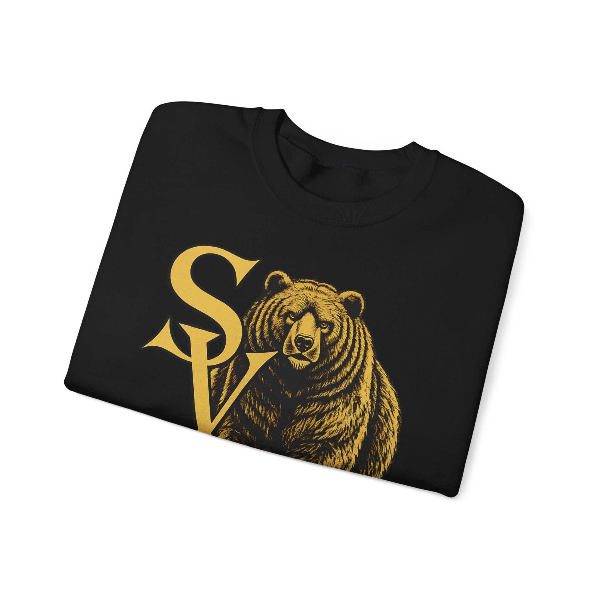 Bear Logo Crewneck Sweatshirt — SV Graphic Pullover