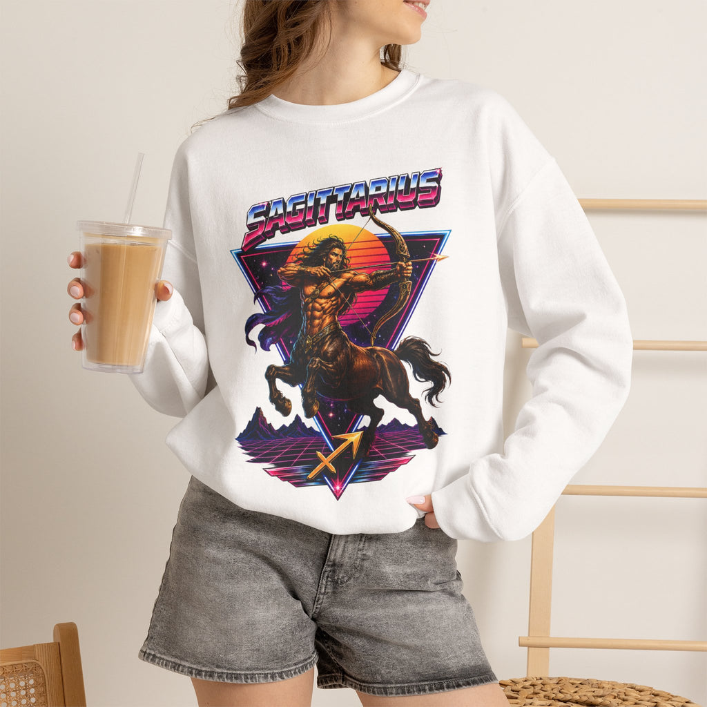 Centaurious Retro Metal Crewneck Sweatshirt