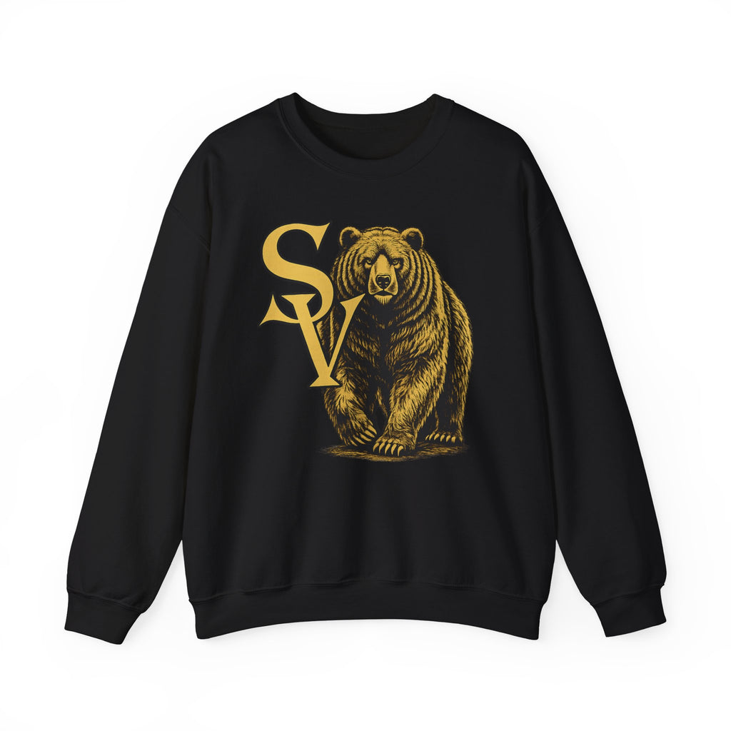 Bear Logo Crewneck Sweatshirt — SV Graphic Pullover