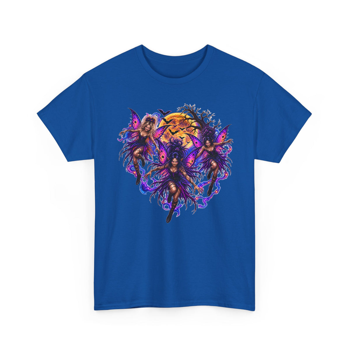 Evil Fairy T‑Shirt — Gothic Moonlit Graphic Tee