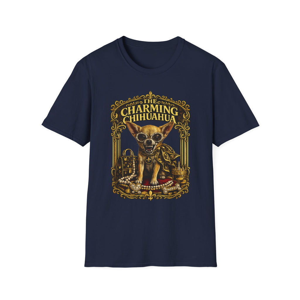 Chihuahua T‑Shirt — Vintage Ornate Dog Graphic Tee