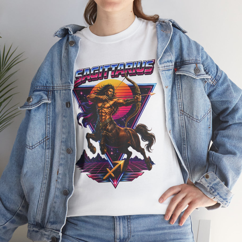 Sagittarius Retro Centaur Astrology Tee