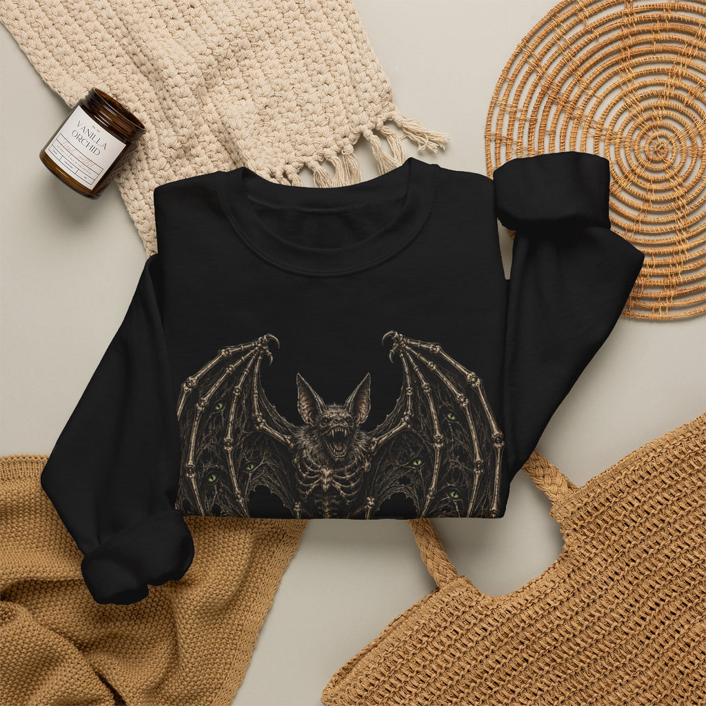 Gothic Bat Crewneck Sweatshirt