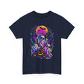 Halloween Neon Ghost Tee — Retro Spooky Pumpkin Graphic Shirt