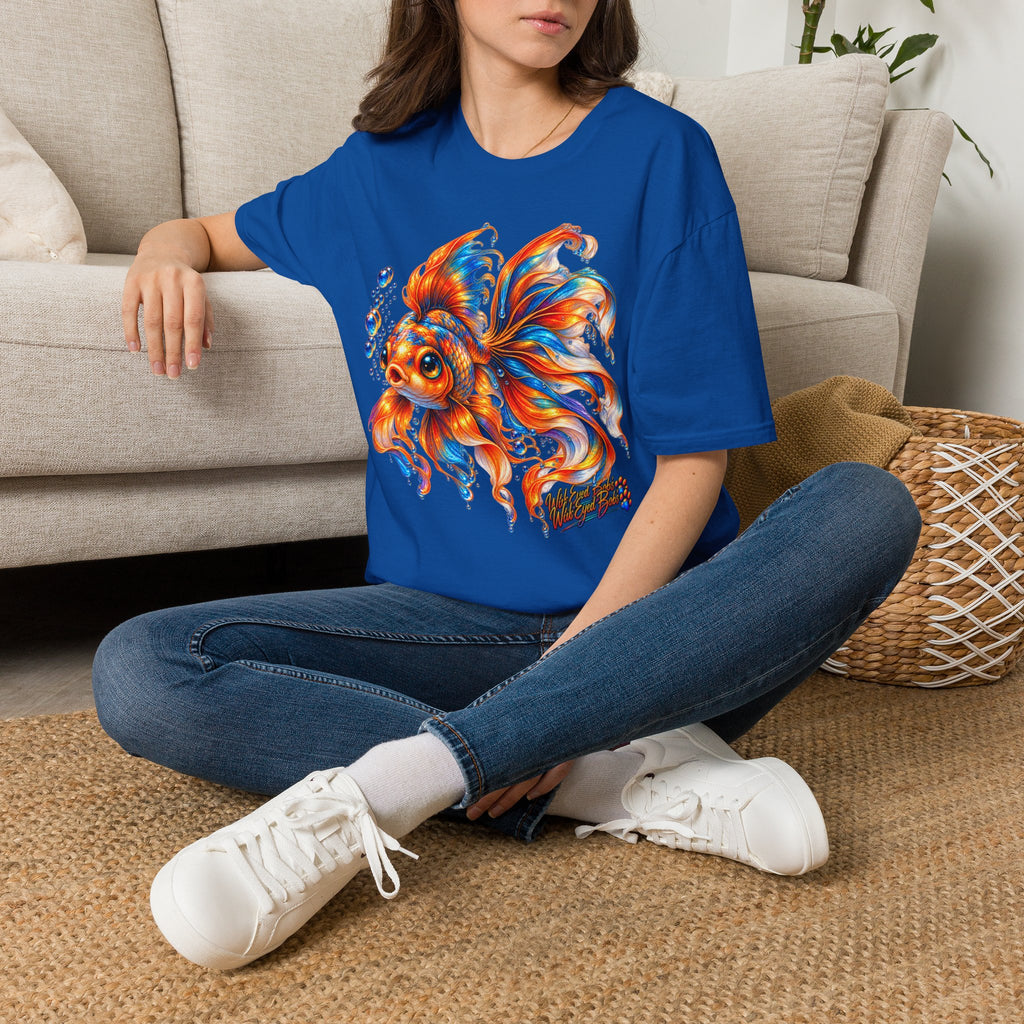 Colorful Goldfish T-Shirt — Vibrant Fish Art Tee