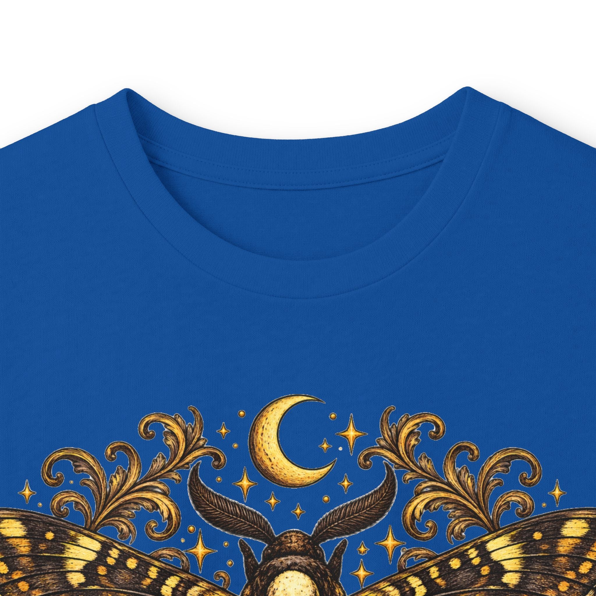 Moon Death Moth Skull Long Sleeve Tee