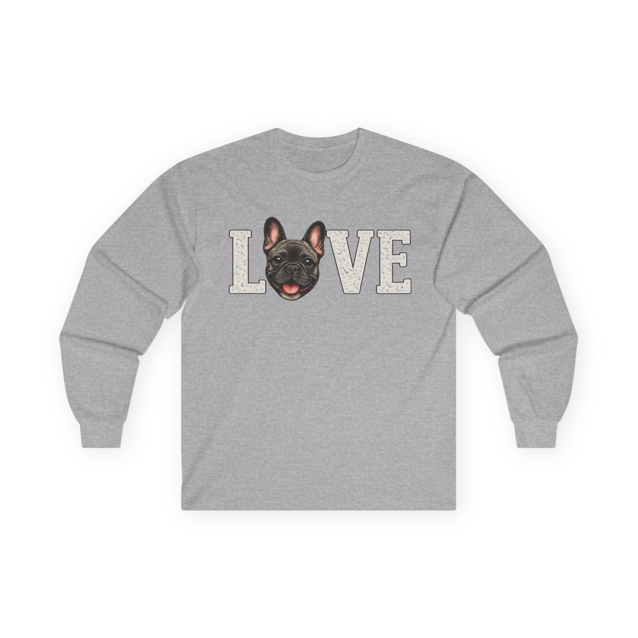 French Bulldog Love Long Sleeve Tee