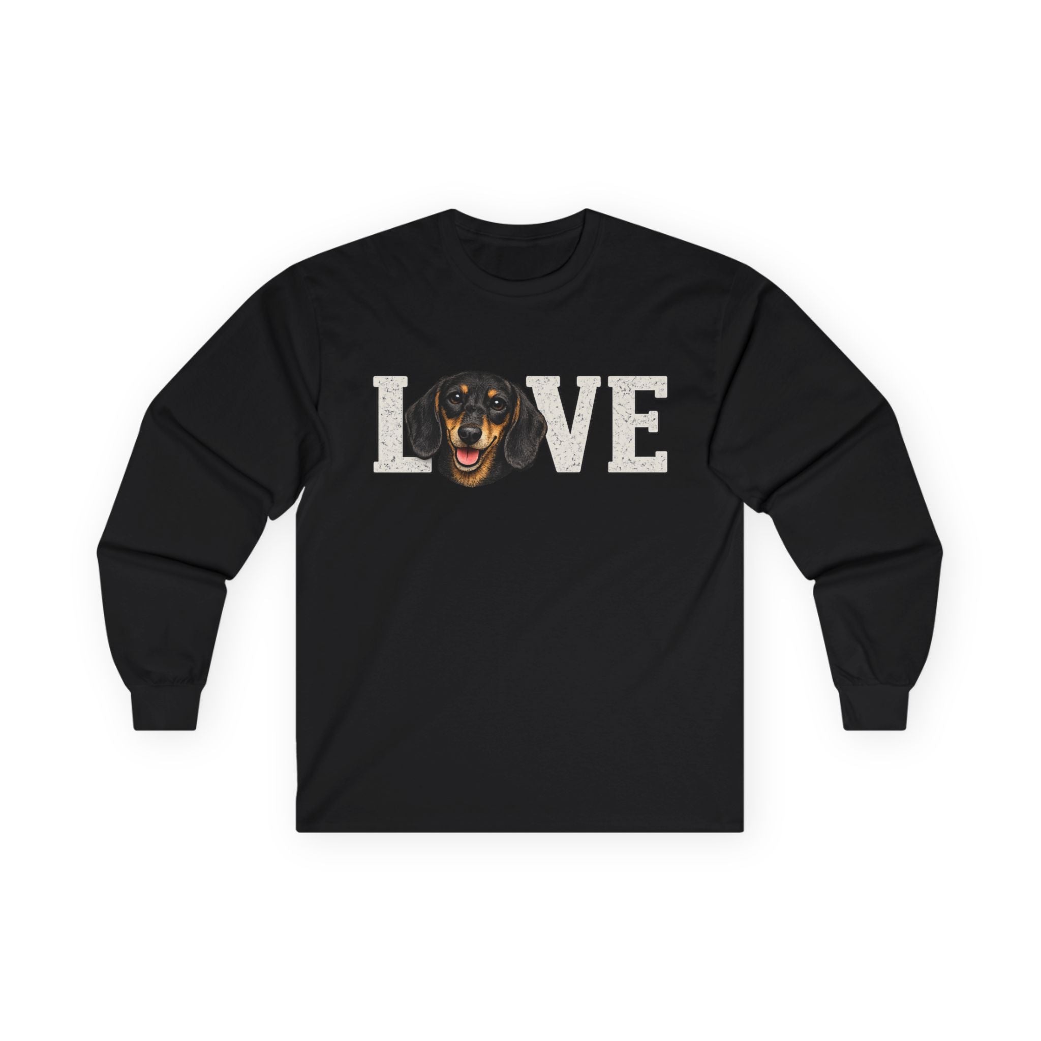 Love Dachshund Long Sleeve Tee - Cute Dog Lover Shirt