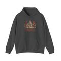 Christmas Tree Trio Hoodie – Festive Holiday Sweatshirt with 'Christmas Wishes' Design