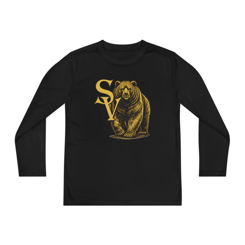 Diane J. Design Bear Mascot Long Sleeve Tee