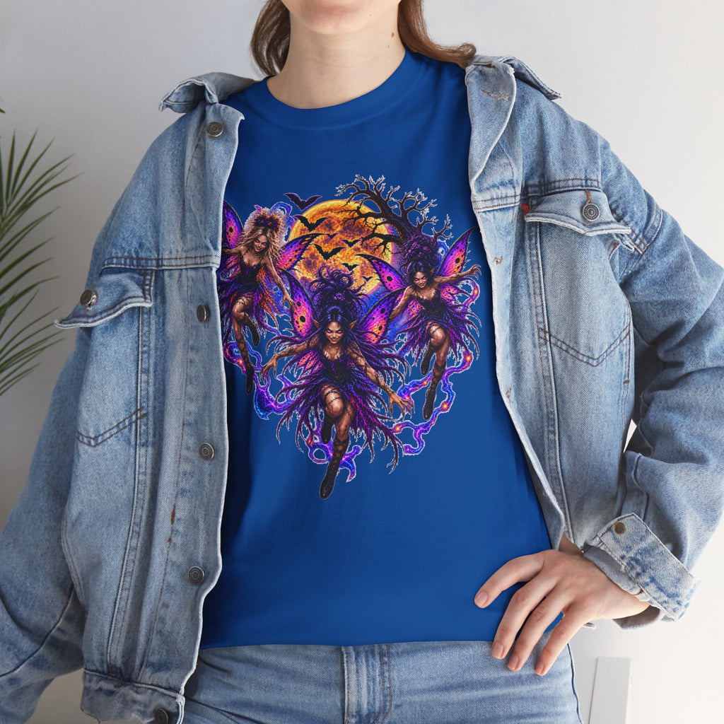 Evil Fairy T‑Shirt — Gothic Moonlit Graphic Tee