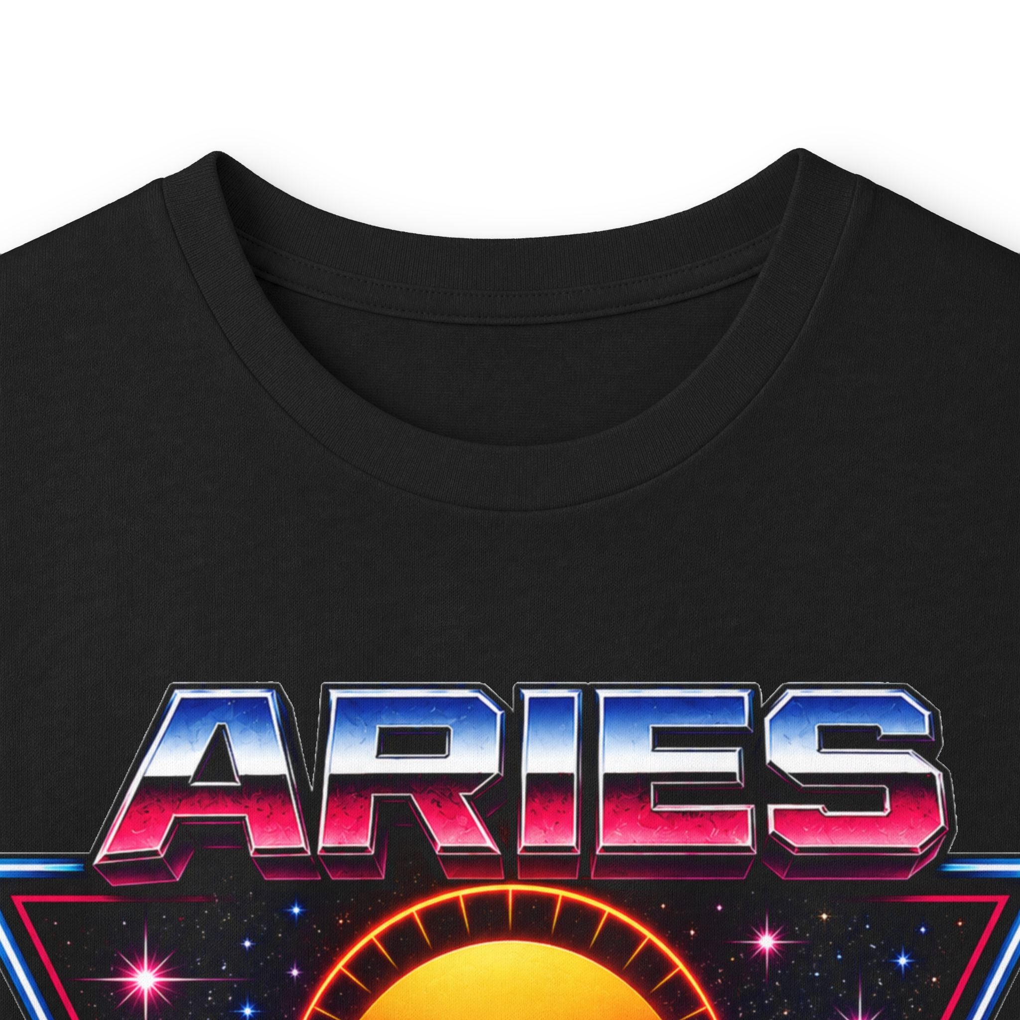 Aries 80s style Zodiac Retro Ram Long Sleeve Tee