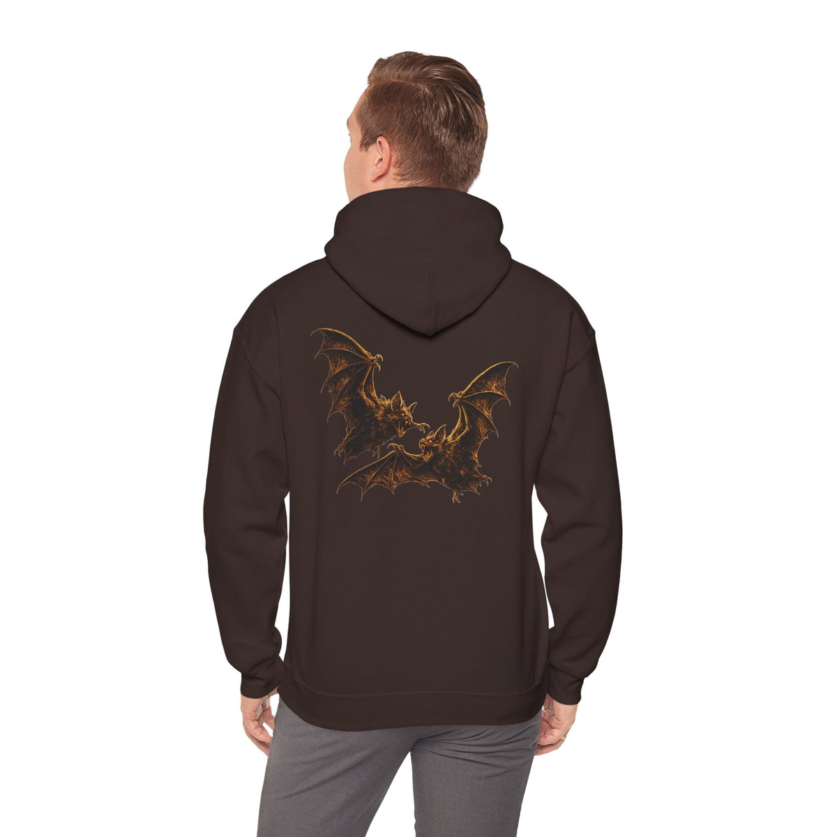 Bat Wings Hoodie — Gothic Halloween Graphic Sweatshirt
