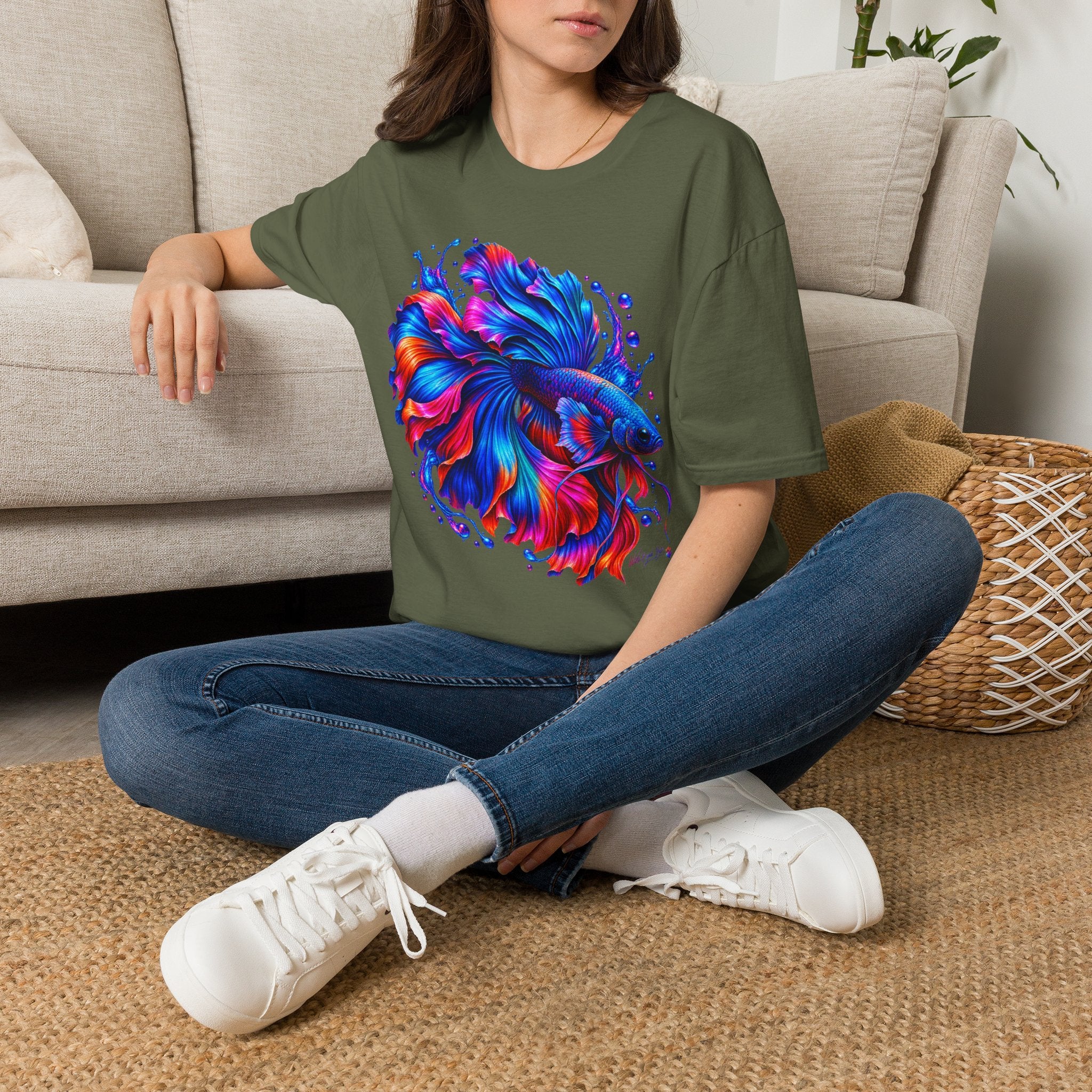 Betta Fish Color Splash T-Shirt