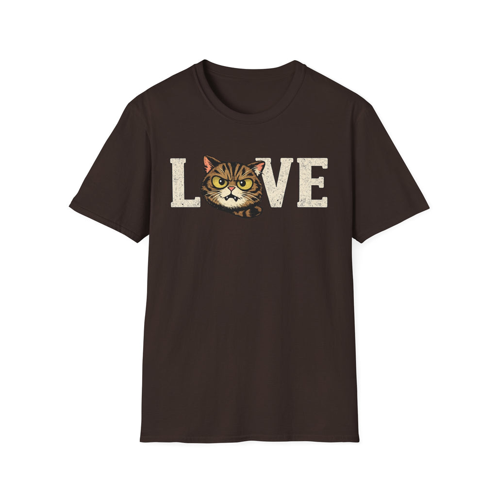 Cat Love T-Shirt — Vintage Kitten Graphic Tee for Cat Lovers