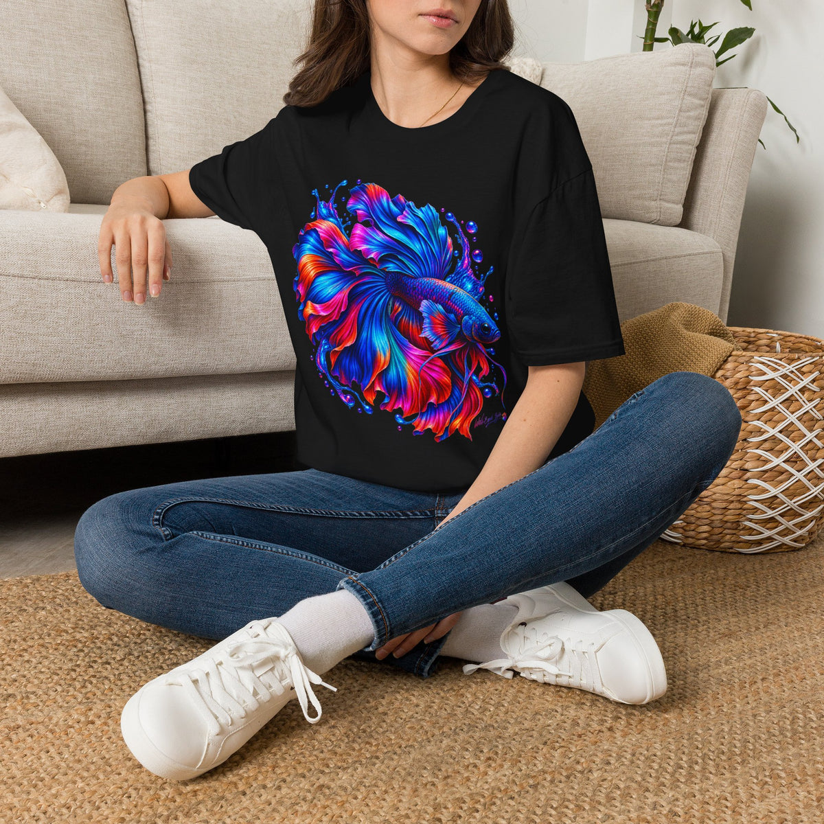 Betta Fish Color Splash T-Shirt