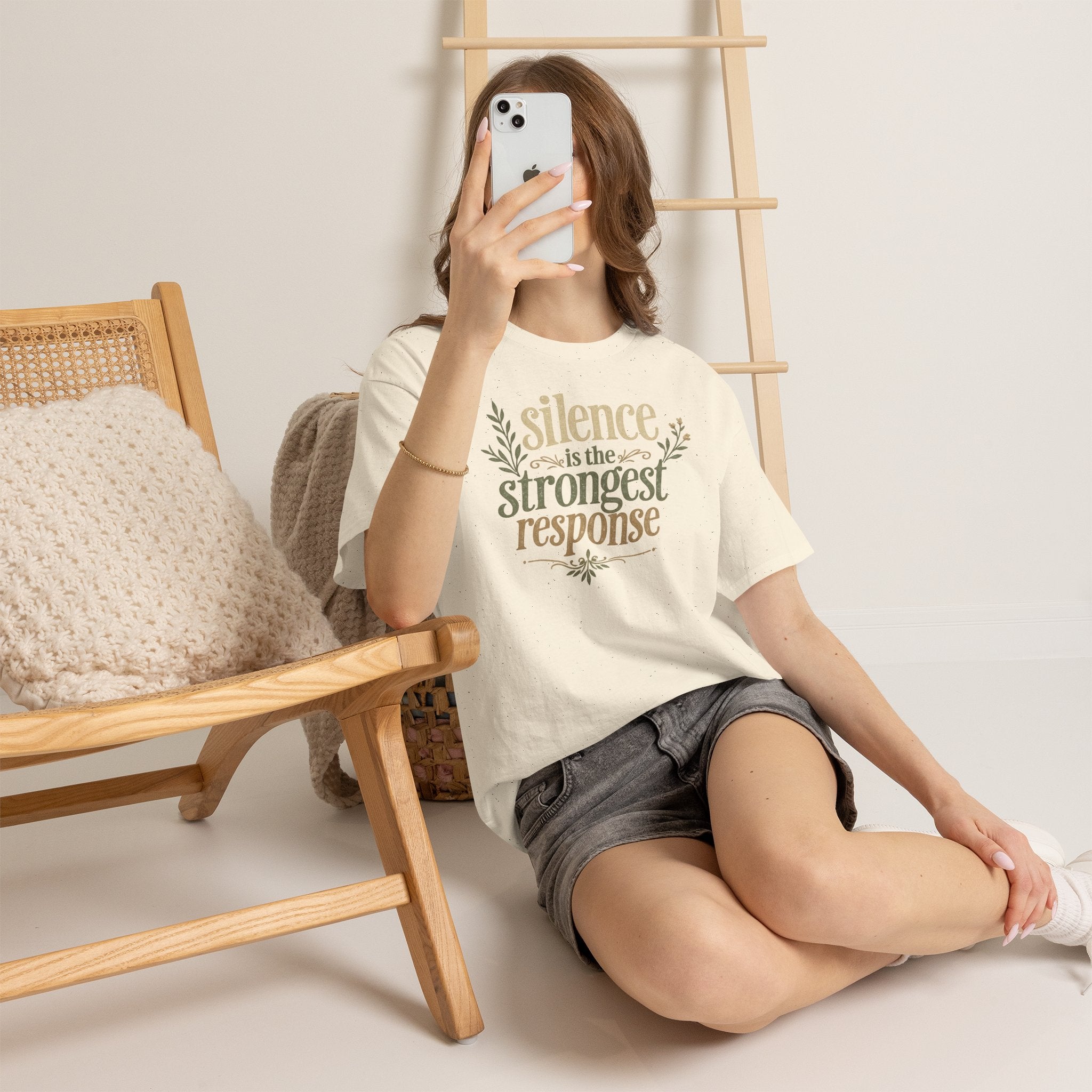 Silence Is the Strongest Response Tee