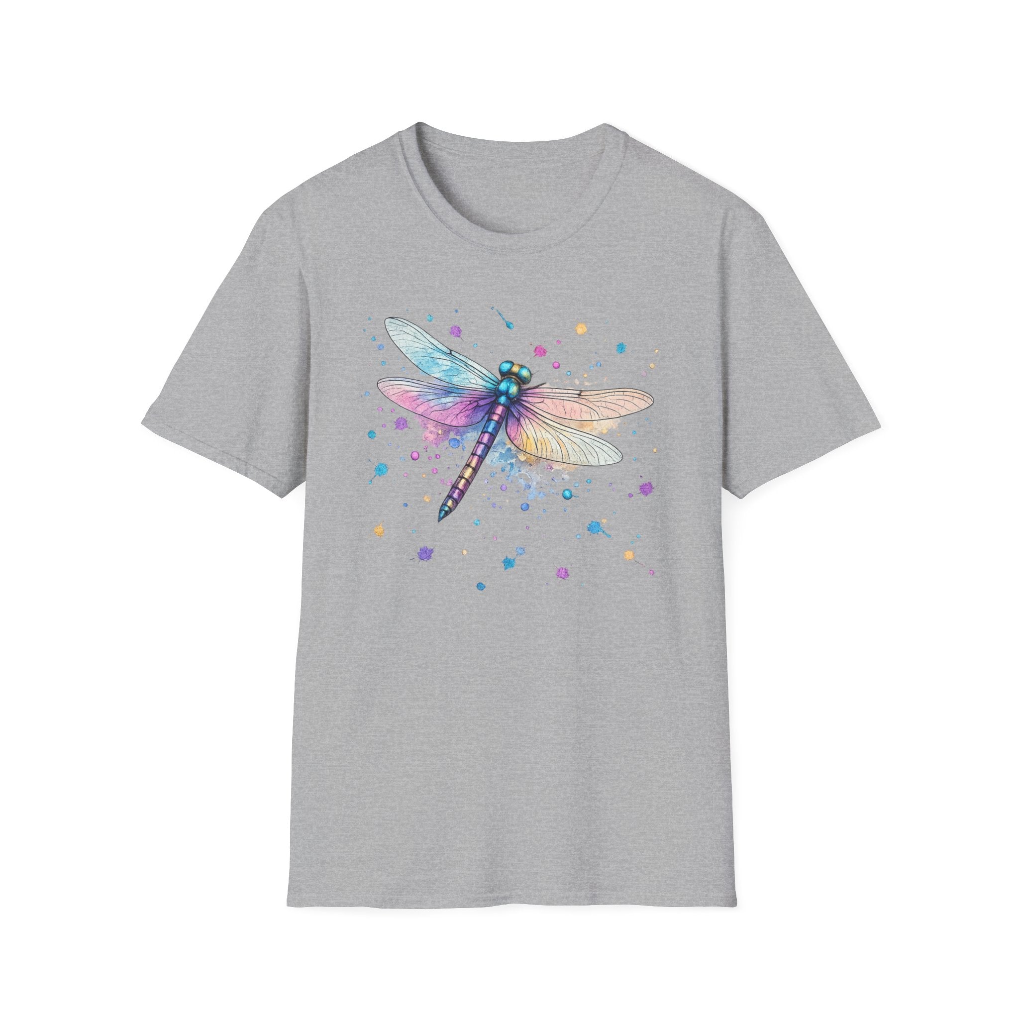 Dragonfly Watercolor T‑Shirt — Pastel Wing Nature Tee