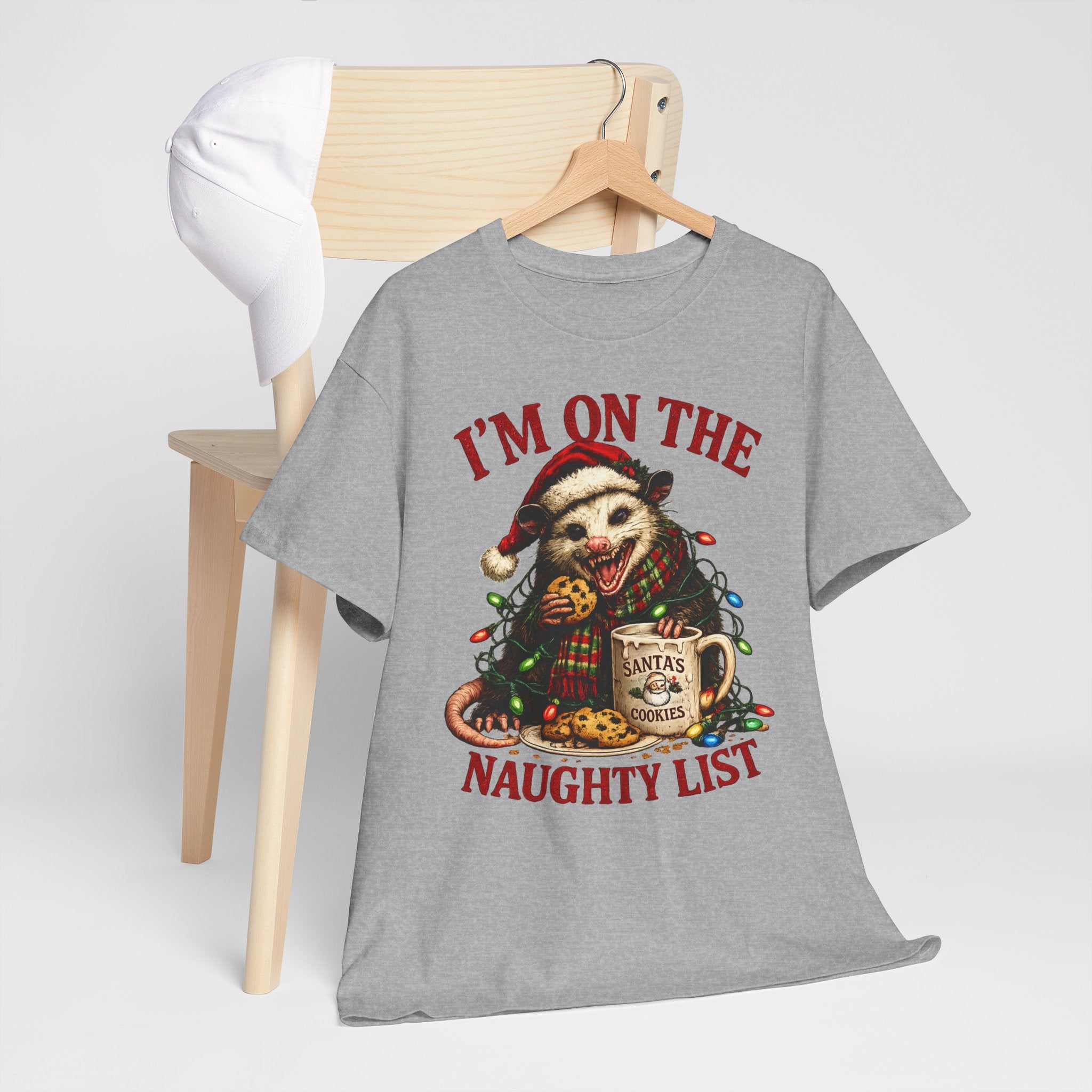 possum 'I'm On The Naughty List' Christmas Tee