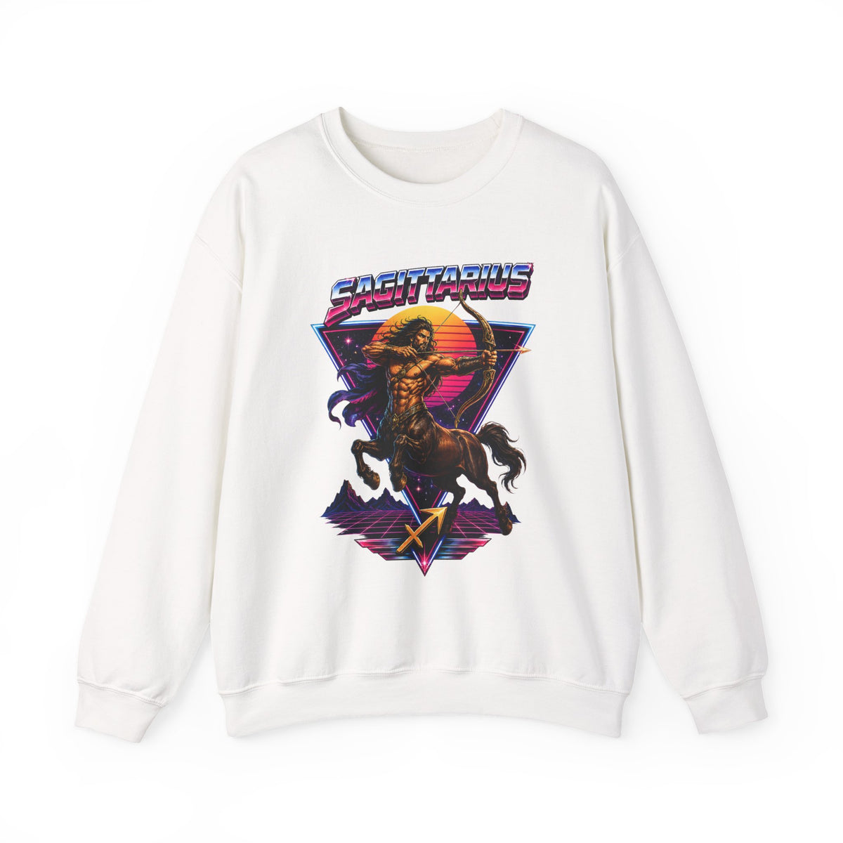 Centaurious Retro Metal Crewneck Sweatshirt