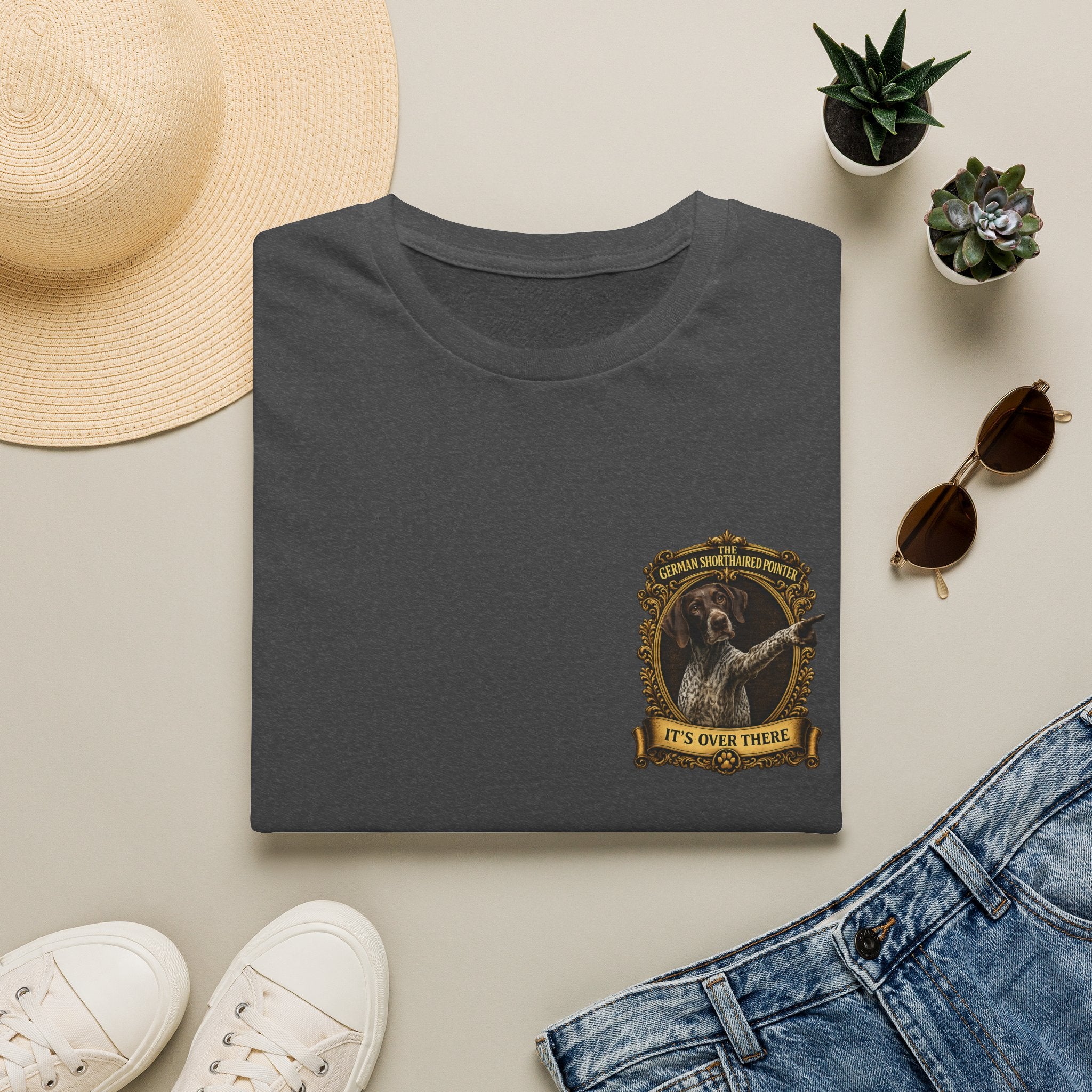 German Shorthaired Pointer T-Shirt – 'It's Over There' Dog Lover Tee