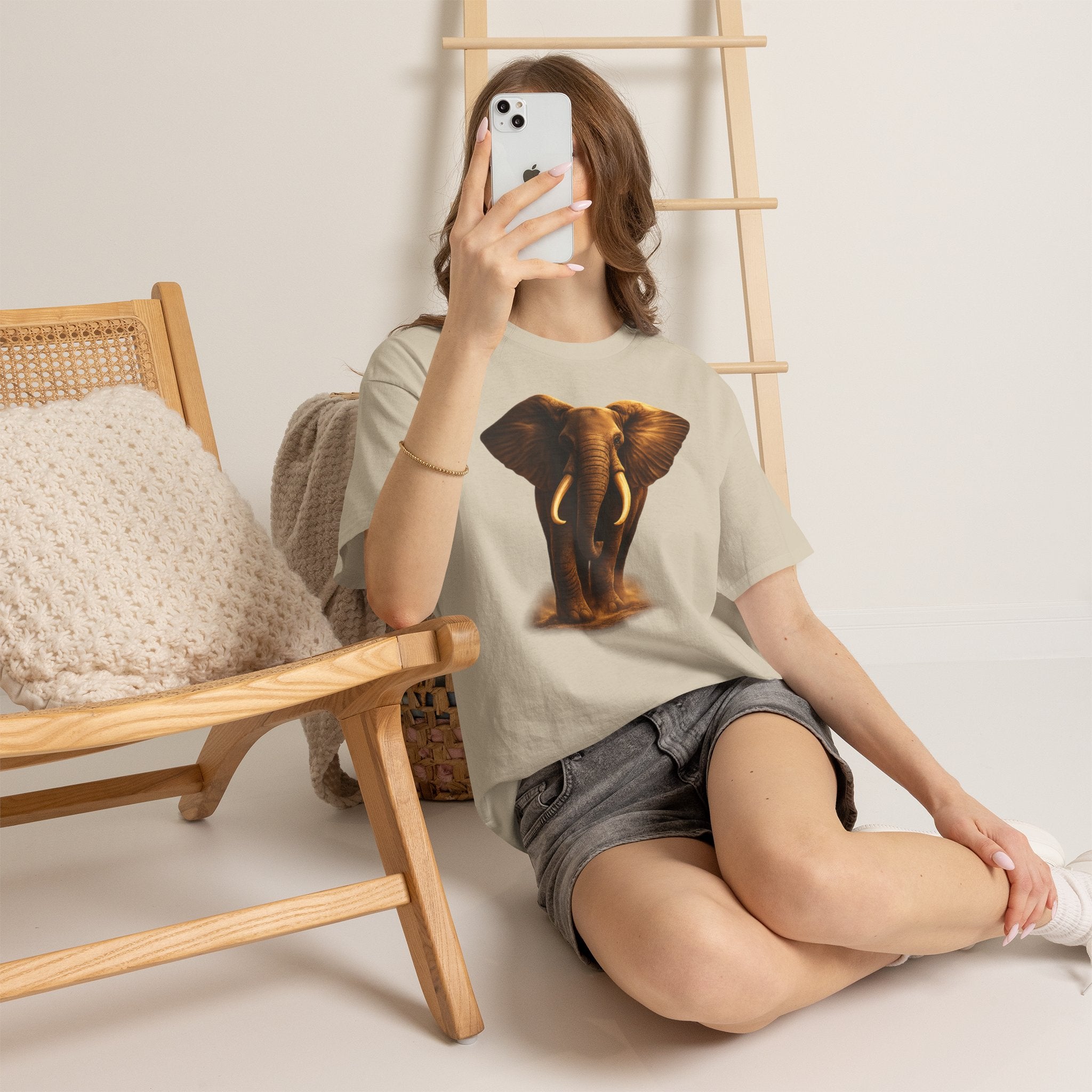Majestic Golden Elephant T-Shirt