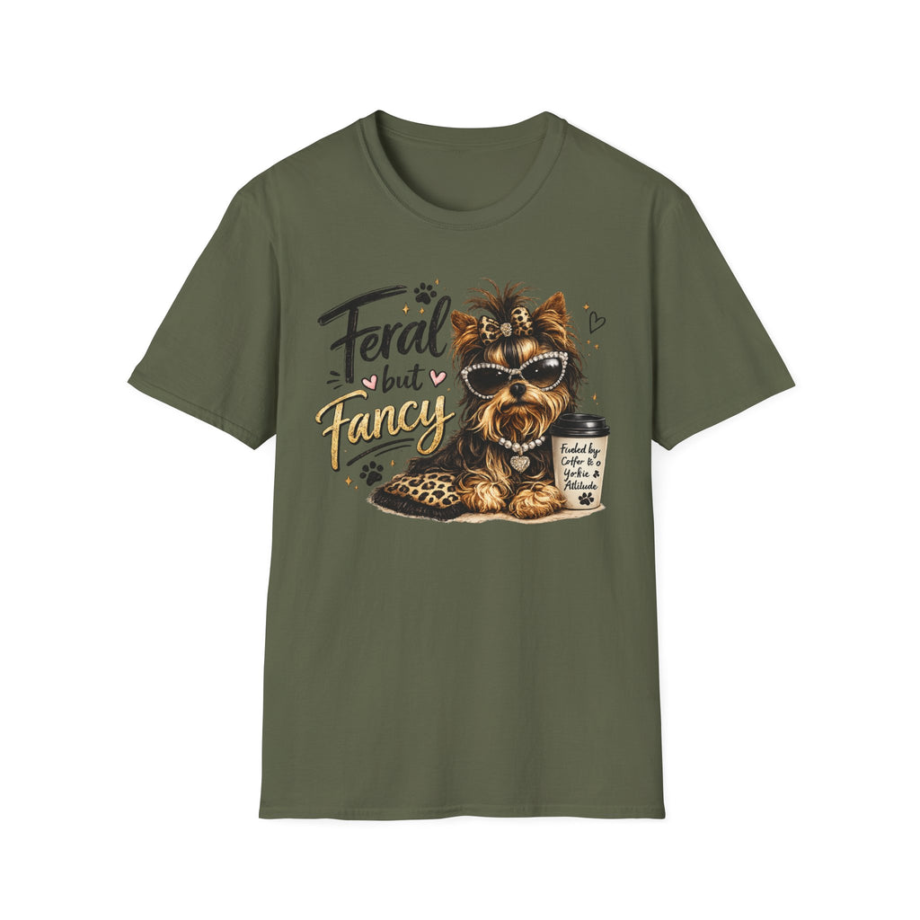 Feral But Fancy Yorkie T‑Shirt