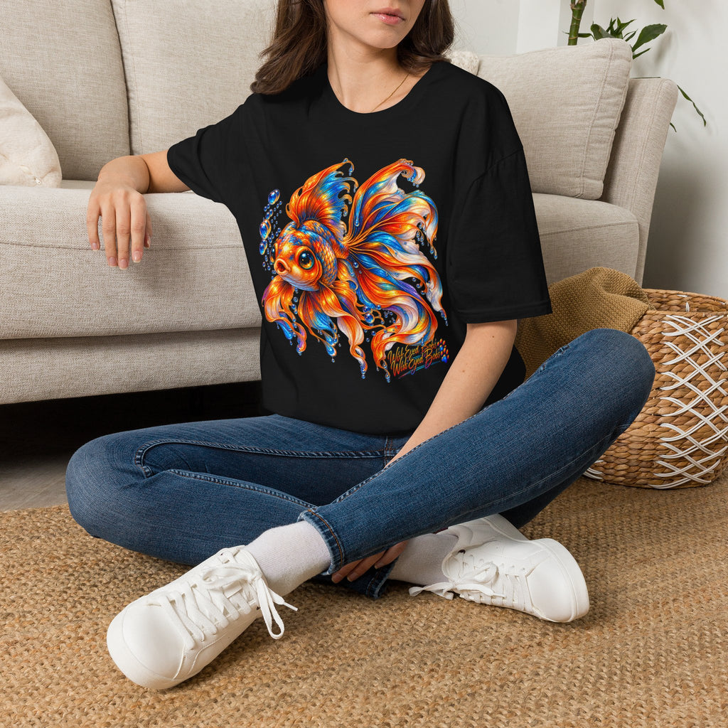 Colorful Goldfish T-Shirt — Vibrant Fish Art Tee