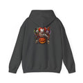 Horror Clown Halloween Hoodie — Scary Pumpkin & Clown tiol Back Graphic