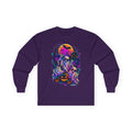 Halloween Ghosts Long Sleeve Tee – Neon Spooky Pumpkin Graveyard Shirt