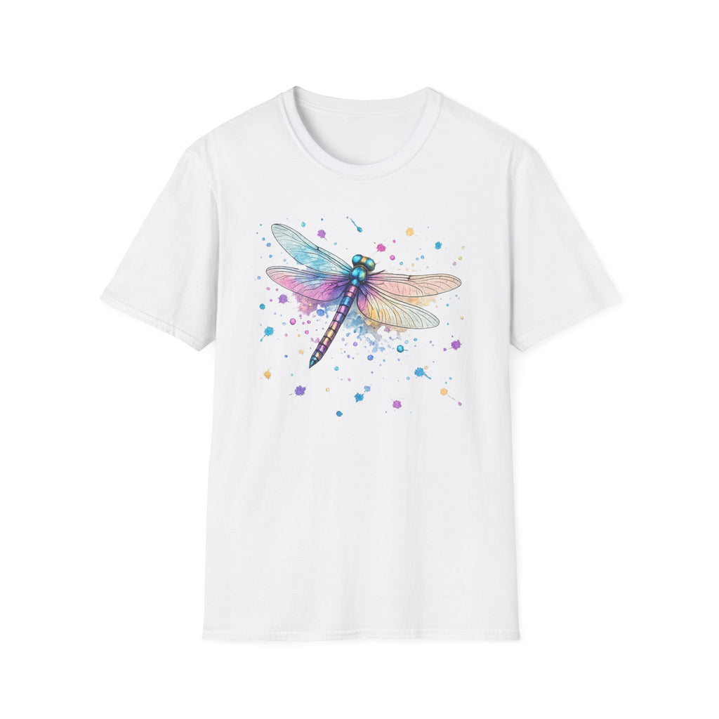 Dragonfly Watercolor T‑Shirt — Pastel Wing Nature Tee