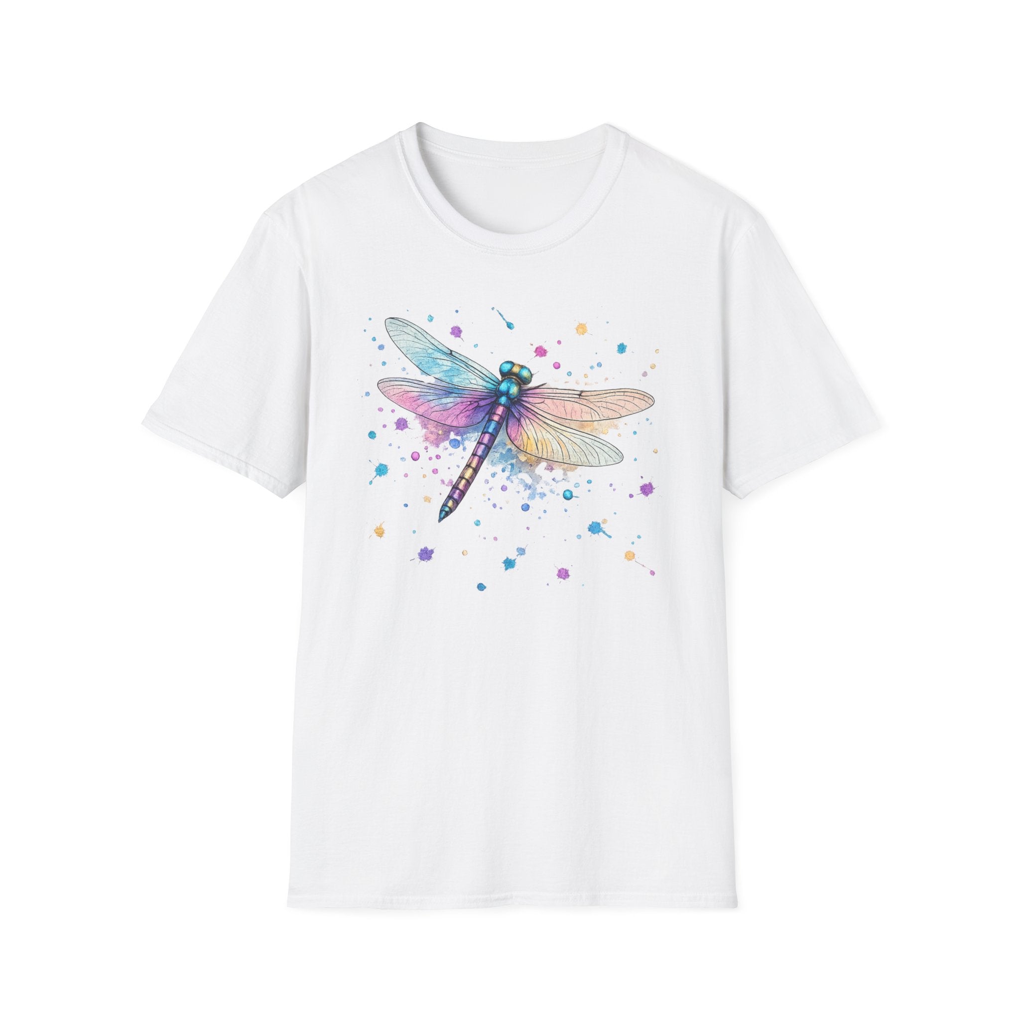 Dragonfly Watercolor T‑Shirt — Pastel Wing Nature Tee