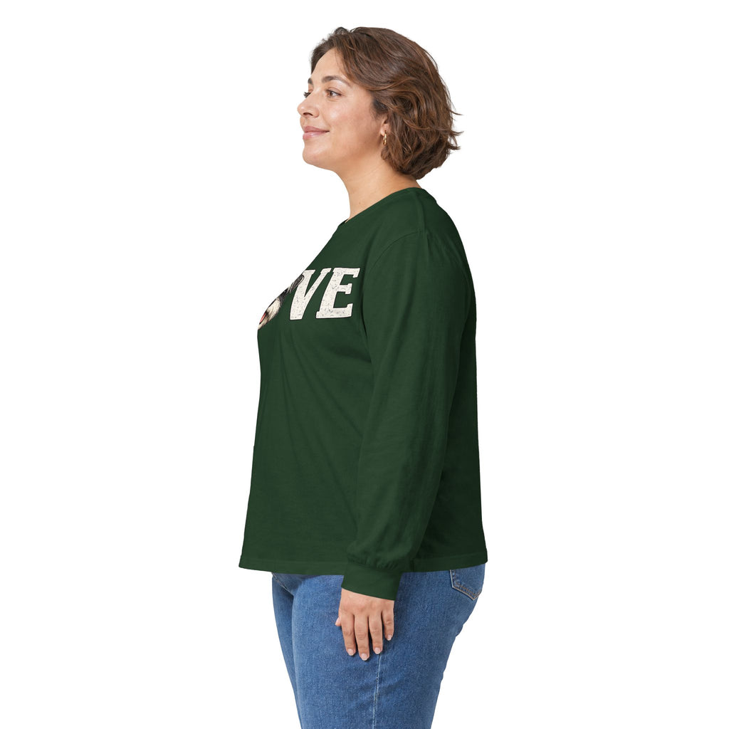 Schnauzer 'LOVE' Long Sleeve Tee – Dog Lover Shirt