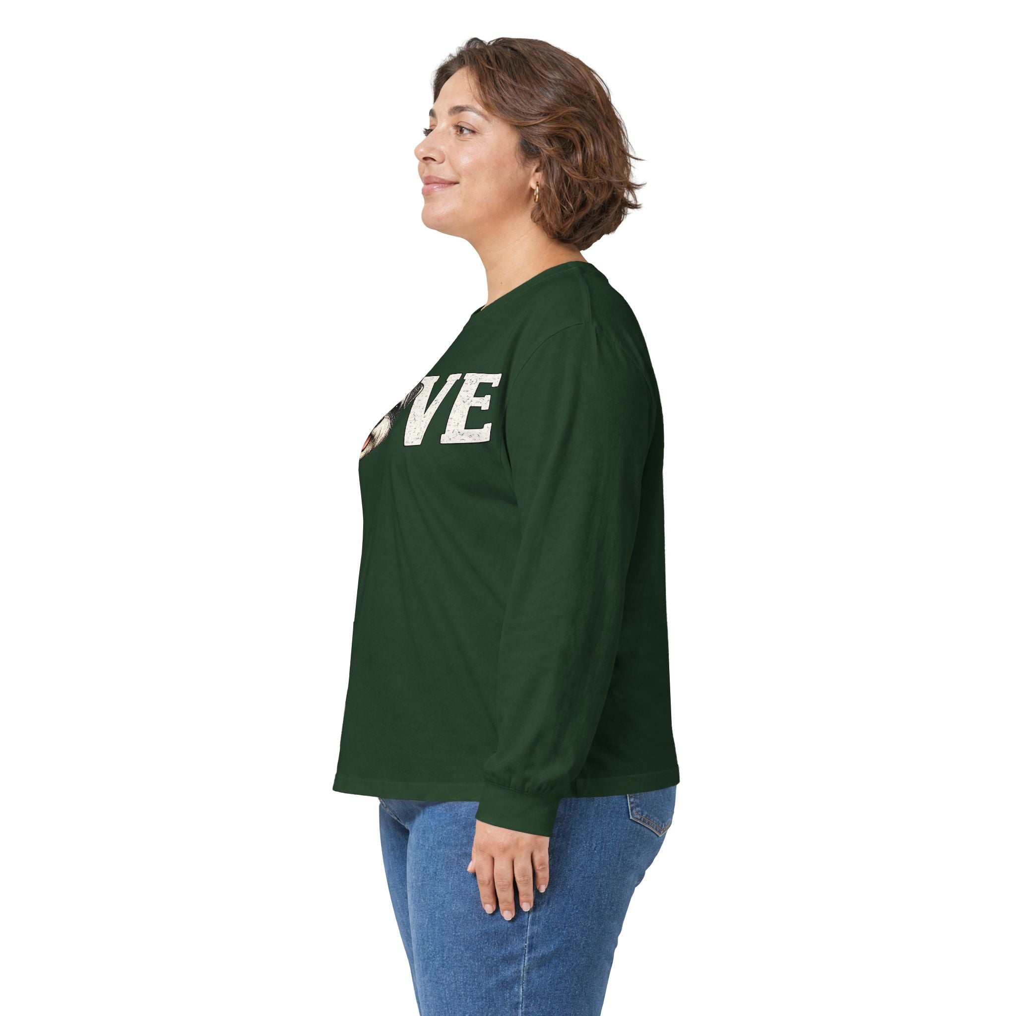 Schnauzer 'LOVE' Long Sleeve Tee – Dog Lover Shirt