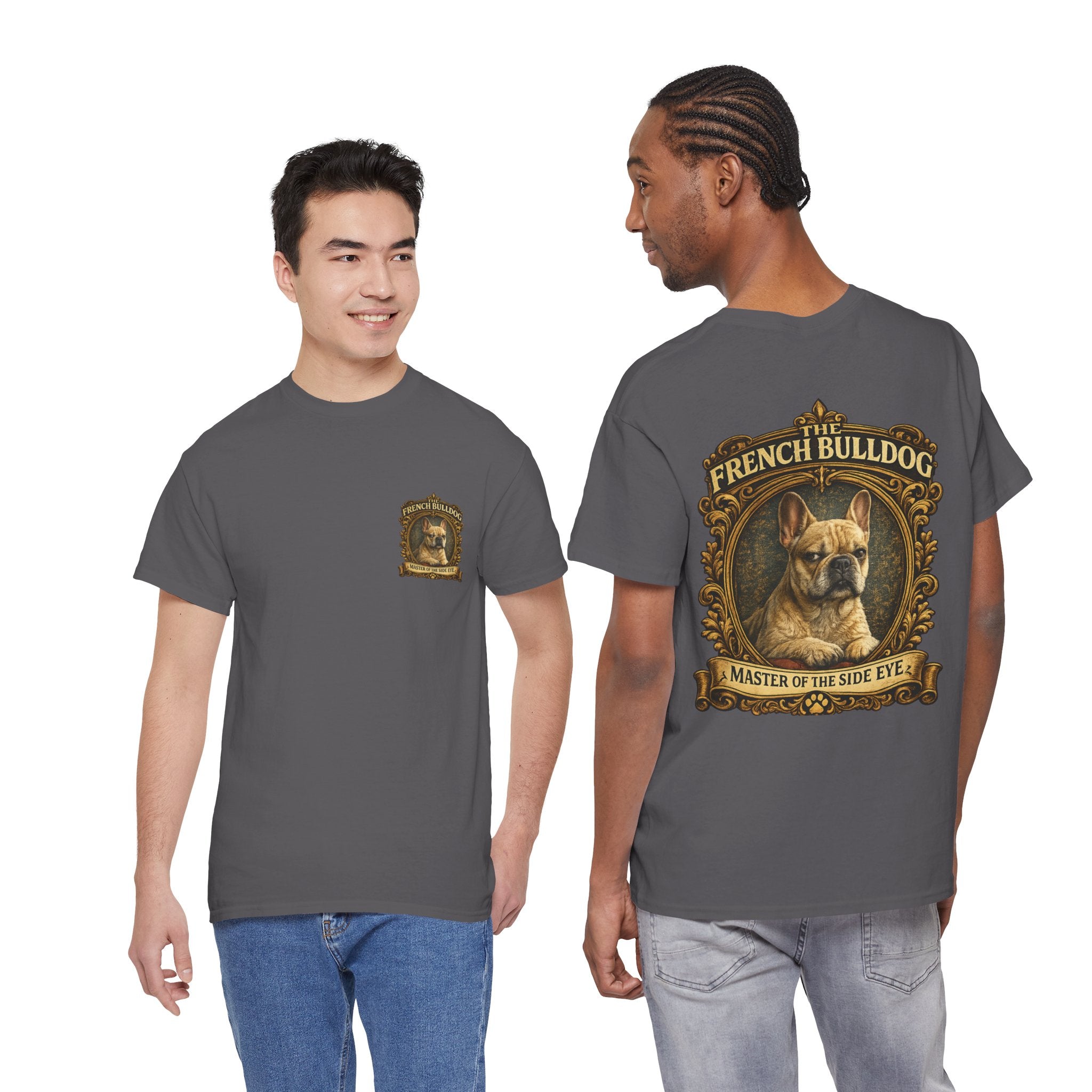 French Bulldog T-Shirt — "Master of the Side Eye" Vintage Dog Tee