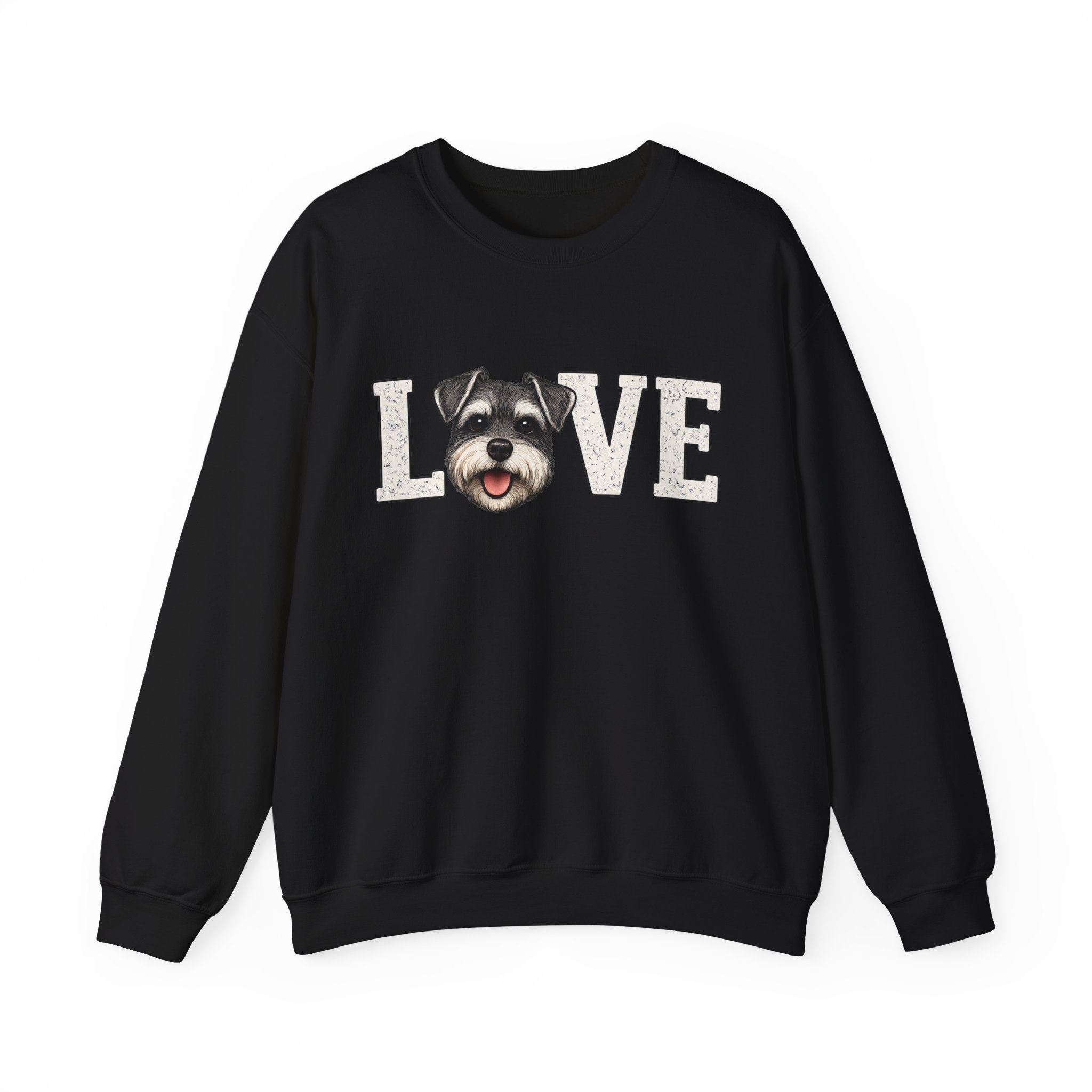 Schnauzer Love Crewneck Sweatshirt — Dog Lover Pullover