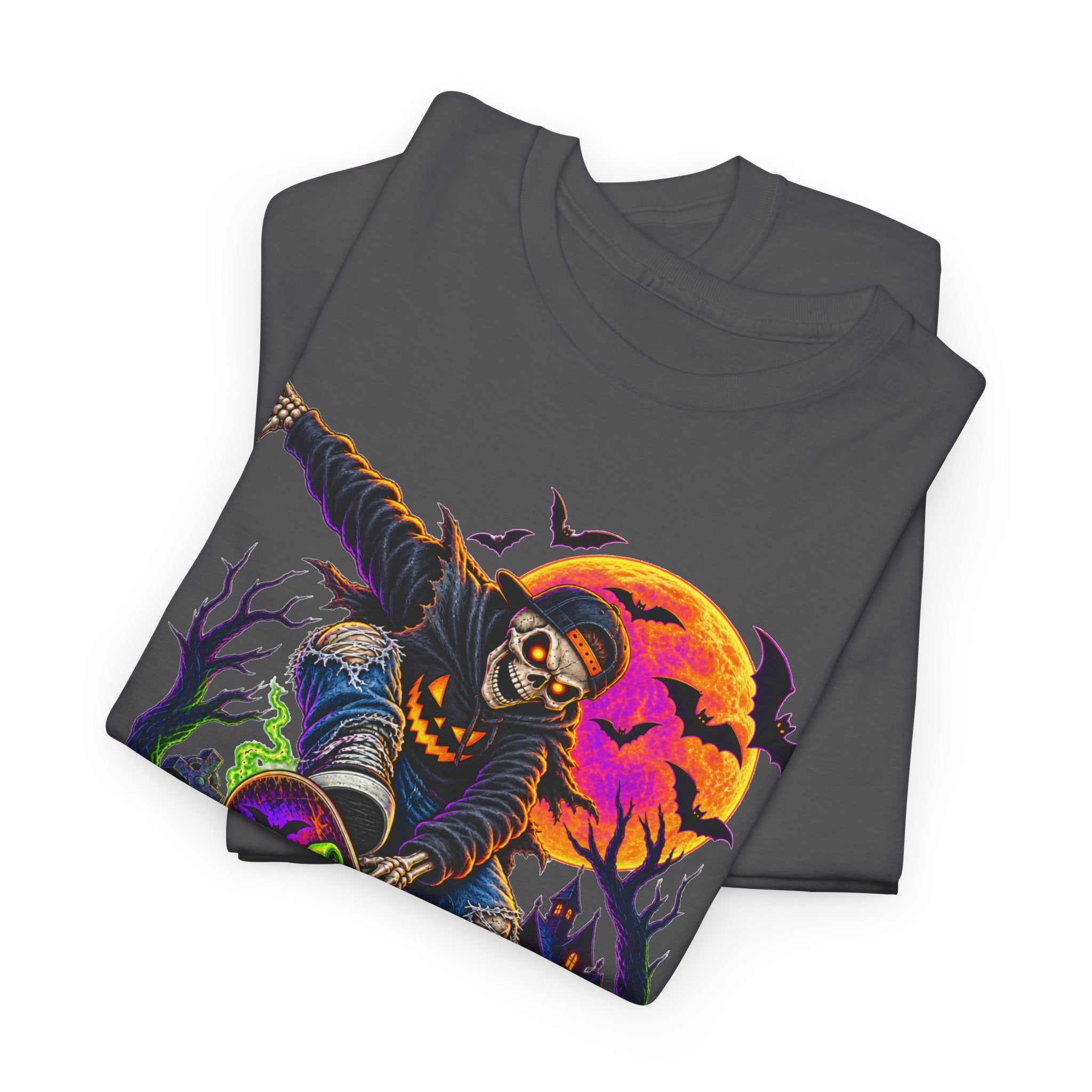Halloween Scarecrow T-Shirt — Spooky Pumpkin Patch Graphic Tee