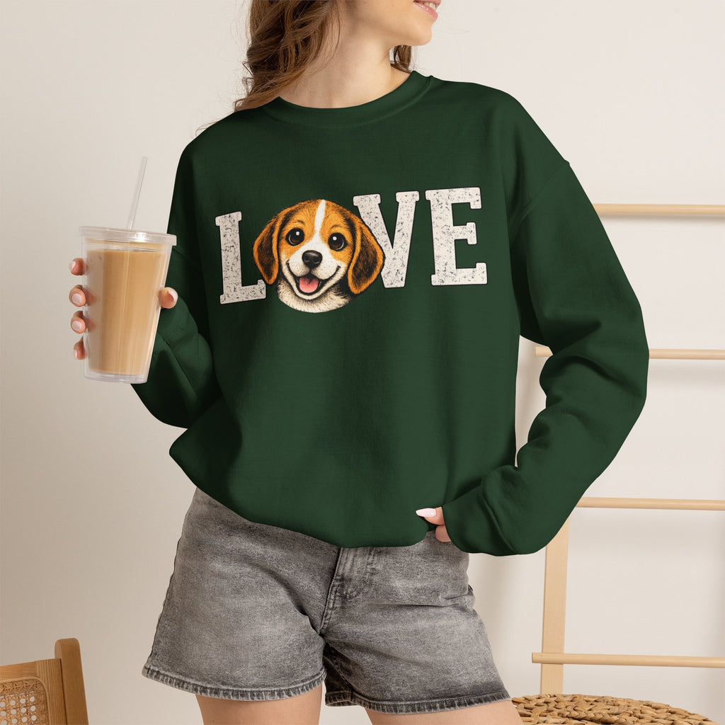 Beagle Love Sweatshirt — Cute Dog Lover Crewneck