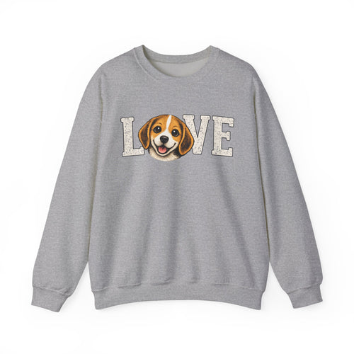 Beagle Love Sweatshirt — Cute Dog Lover Crewneck