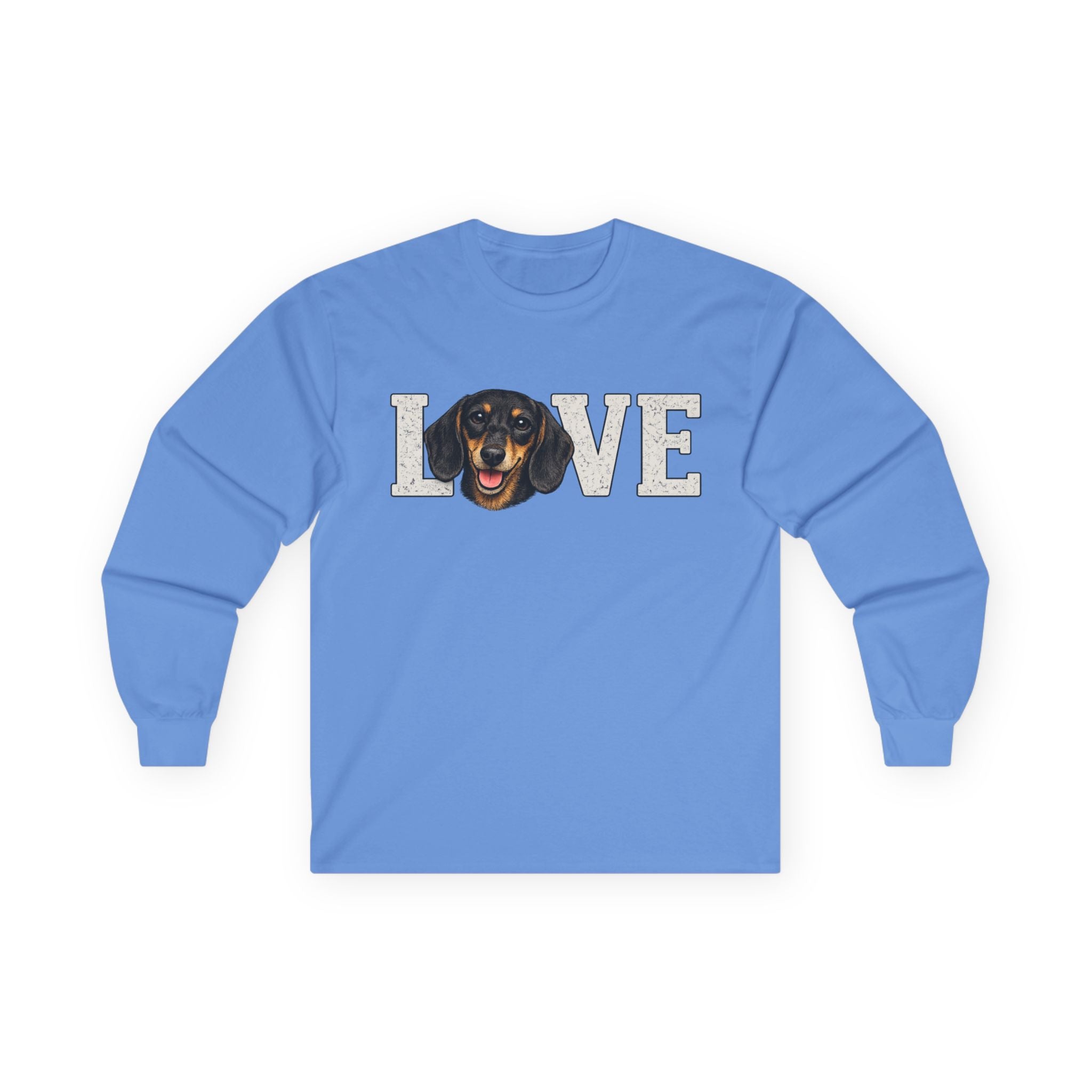 Love Dachshund Long Sleeve Tee - Cute Dog Lover Shirt